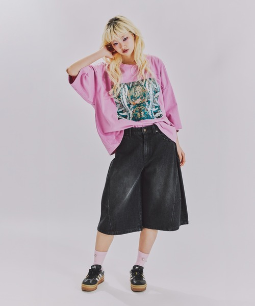 ANNA SUI NYC(アナ スイ エヌ ワイ シー)の「TERA ホワイトゴーストTシャツ(Tシャツ/カットソー・レディース・ブラック/ピンク・FREE)」の19枚目の写真