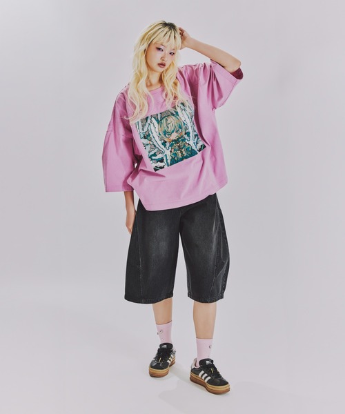 ANNA SUI NYC(アナ スイ エヌ ワイ シー)の「TERA ホワイトゴーストTシャツ(Tシャツ/カットソー・レディース・ブラック/ピンク・FREE)」の16枚目の写真
