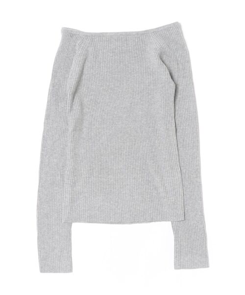 URBAN ISLAND SOCIETY（アーバンアイランドソサエティ）の「サマーニット トップス レディース / URBAN ISLAND SOCIETY（アーバンアイランドソサエティ）（ニット/セーター・レディース・ネイビー/ブラック/グレー/オフホワイト・FREE）」の3枚目の写真