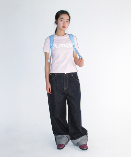 AMESWORLDWIDE（アメスワールドワイド）の「STRING CASUAL BACK PACK BLUE（バックパック/リュック・レディース・その他・FREE）」の4枚目の写真