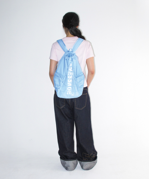 AMESWORLDWIDE（アメスワールドワイド）の「STRING CASUAL BACK PACK BLUE（バックパック/リュック・レディース・その他・FREE）」の5枚目の写真
