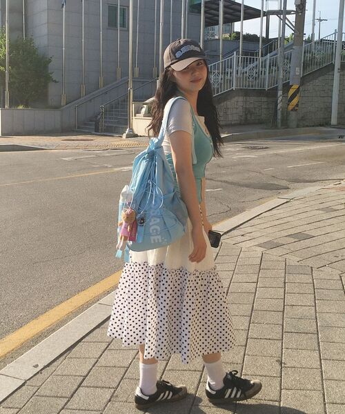 AMESWORLDWIDE（アメスワールドワイド）の「STRING CASUAL BACK PACK BLUE（バックパック/リュック・レディース・その他・FREE）」の9枚目の写真