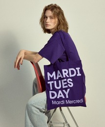 Mardi Mercredi（マルディメクルディ）の「CANVAS BAG FLOWER DU MARDI / キャンバス バッグ フラワー ドゥ マルディ（トートバッグ）」