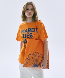 Mardi Mercredi（マルディメクルディ）の「CANVAS BAG FLOWER DU MARDI / キャンバス バッグ フラワー ドゥ マルディ（トートバッグ）」