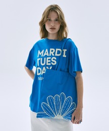 Mardi Mercredi（マルディメクルディ）の「CANVAS BAG FLOWER DU MARDI / キャンバス バッグ フラワー ドゥ マルディ（トートバッグ）」