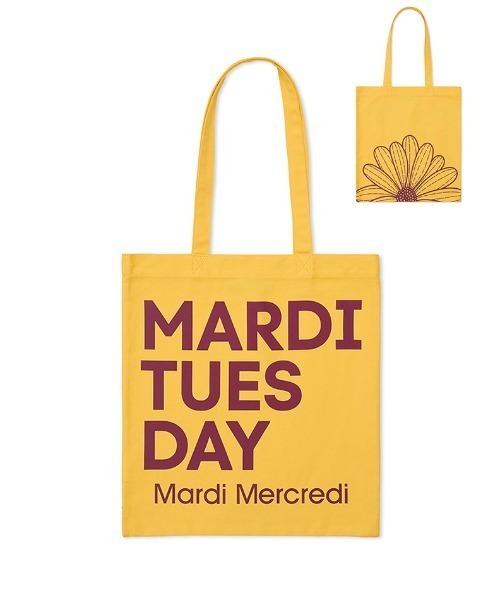 Mardi Mercredi（マルディメクルディ）の「CANVAS BAG FLOWER DU MARDI / キャンバス バッグ フラワー ドゥ マルディ（トートバッグ・レディース・オリーブ/ベージュ系その他4/ベージュ系その他2/ベージュ系その他/ブルー/ベージュ系その他3/オレンジ/イエロー・FREE）」の16枚目の写真