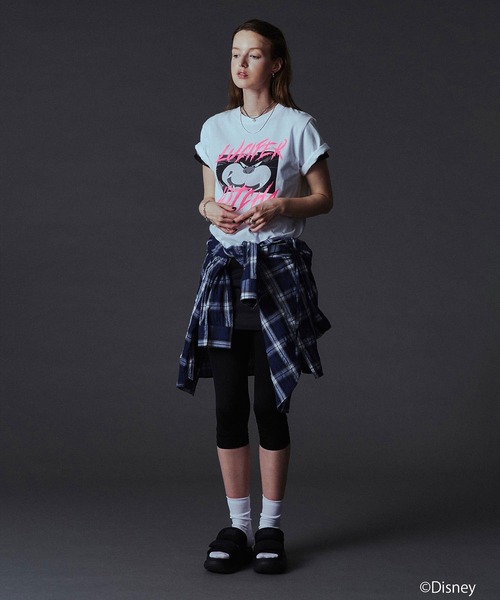 ROSE BUD（ローズバッド）の「(COLSUN)LUCIFER S/S TEE（Tシャツ/カットソー・レディース・ホワイト/ブラック・S/M）」の5枚目の写真