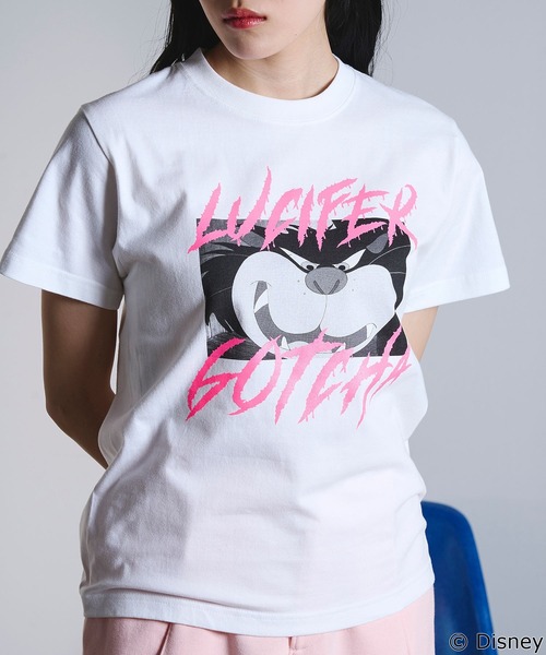 ROSE BUD（ローズバッド）の「(COLSUN)LUCIFER S/S TEE（Tシャツ/カットソー・レディース・ホワイト/ブラック・S/M）」の10枚目の写真