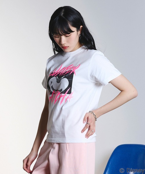 ROSE BUD（ローズバッド）の「(COLSUN)LUCIFER S/S TEE（Tシャツ/カットソー・レディース・ホワイト/ブラック・S/M）」の12枚目の写真