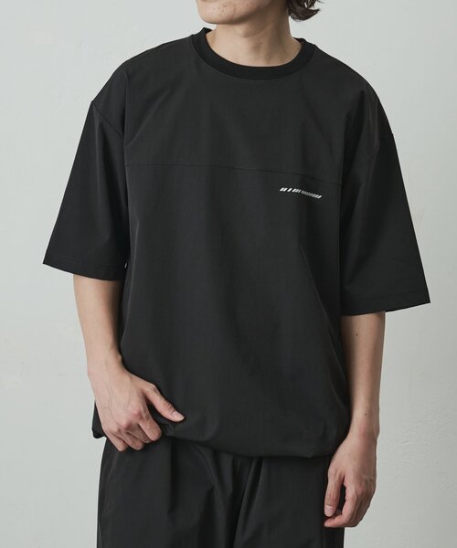 COLONY 2139(コロニートゥーワンスリーナイン)の「接触冷感リフレクタープリント切替Tシャツ(Tシャツ/カットソー・メンズ・カーキ/ブラック/ベージュ/ライトグレー/ブルー/チャコールグレー・X-LARGE/LARGE/MEDIUM)」の7枚目の写真