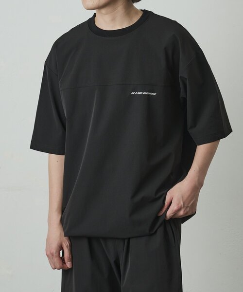 COLONY 2139(コロニートゥーワンスリーナイン)の「接触冷感リフレクタープリント切替Tシャツ(Tシャツ/カットソー・メンズ・カーキ/ブラック/ベージュ/ライトグレー/ブルー/チャコールグレー・X-LARGE/LARGE/MEDIUM)」の8枚目の写真