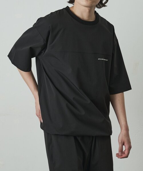 COLONY 2139(コロニートゥーワンスリーナイン)の「接触冷感リフレクタープリント切替Tシャツ(Tシャツ/カットソー・メンズ・カーキ/ブラック/ベージュ/ライトグレー/ブルー/チャコールグレー・X-LARGE/LARGE/MEDIUM)」の9枚目の写真