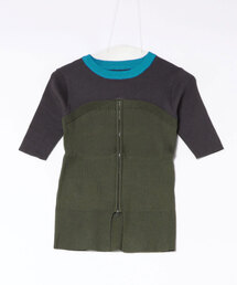 MAISON BREEZE reveur | 【MAISON BREEZE reveur】ウォッシャブル 12Gビスチェレイヤードニットプルオーバー trc(ニット/セーター)