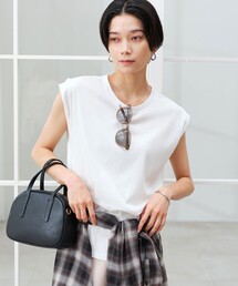 green label relaxing | フレンチスリーブ Tシャツ 汗染み防止(Tシャツ/カットソー)