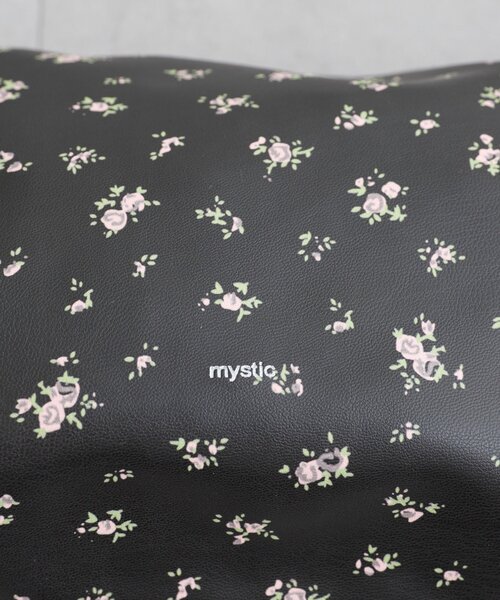 mystic(ミスティック)の「花柄ワンショルダーBAG(トートバッグ・レディース・ブラック/オフホワイト・ONE SIZE)」の17枚目の写真