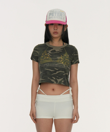 P&G HALTER STRAP CROP TOP_CAMO