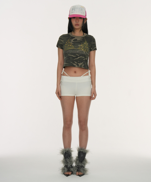GILAARCHIVE(ギラアーカイブ)の「P&G HALTER STRAP CROP TOP_CAMO(Tシャツ/カットソー・レディース・その他・FREE)」の2枚目の写真