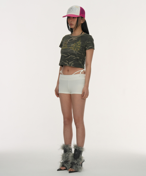 GILAARCHIVE(ギラアーカイブ)の「P&G HALTER STRAP CROP TOP_CAMO(Tシャツ/カットソー・レディース・その他・FREE)」の3枚目の写真
