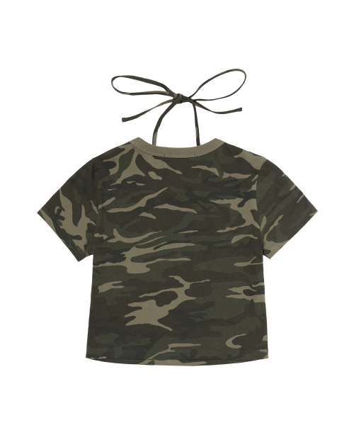 GILAARCHIVE(ギラアーカイブ)の「P&G HALTER STRAP CROP TOP_CAMO(Tシャツ/カットソー・レディース・その他・FREE)」の6枚目の写真