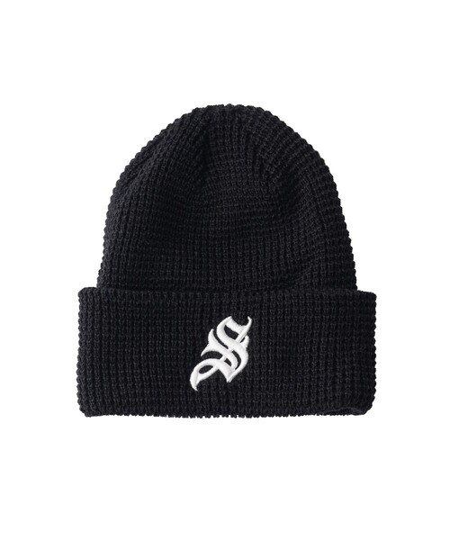 Subciety（サブサエティ）の「Waffle beanie（ニットキャップ/ビーニー・メンズ・イエロー/ブラック/グリーン・FREE）」の4枚目の写真