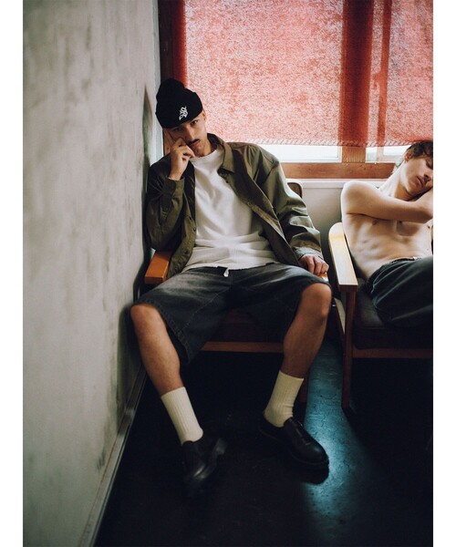 Subciety（サブサエティ）の「Waffle beanie（ニットキャップ/ビーニー・メンズ・イエロー/ブラック/グリーン・FREE）」の5枚目の写真