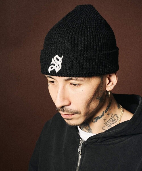 Subciety（サブサエティ）の「Waffle beanie（ニットキャップ/ビーニー・メンズ・イエロー/ブラック/グリーン・FREE）」の9枚目の写真