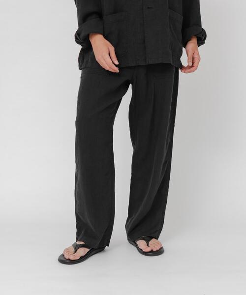 URBAN RESEARCH(アーバンリサーチ)の「『別注』LE VETEMENT ATLANTIQUE×URBAN RESEARCH ワークパンツ(その他パンツ・メンズ・ブラック/グリーン・MEDIUM/LARGE)」の3枚目の写真