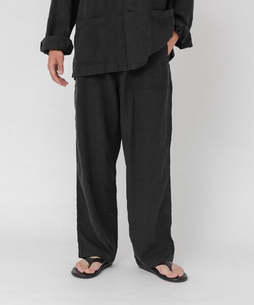 URBAN RESEARCH(アーバンリサーチ)の「『別注』LE VETEMENT ATLANTIQUE×URBAN RESEARCH ワークパンツ(その他パンツ・メンズ・ブラック/グリーン・MEDIUM/LARGE)」の4枚目の写真