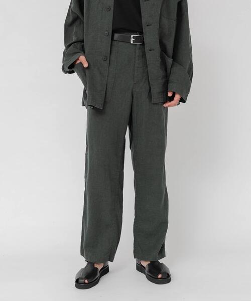 URBAN RESEARCH(アーバンリサーチ)の「『別注』LE VETEMENT ATLANTIQUE×URBAN RESEARCH ワークパンツ(その他パンツ・メンズ・ブラック/グリーン・MEDIUM/LARGE)」の11枚目の写真