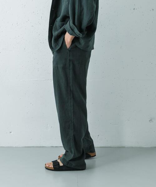 URBAN RESEARCH(アーバンリサーチ)の「『別注』LE VETEMENT ATLANTIQUE×URBAN RESEARCH ワークパンツ(その他パンツ・メンズ・ブラック/グリーン・MEDIUM/LARGE)」の16枚目の写真
