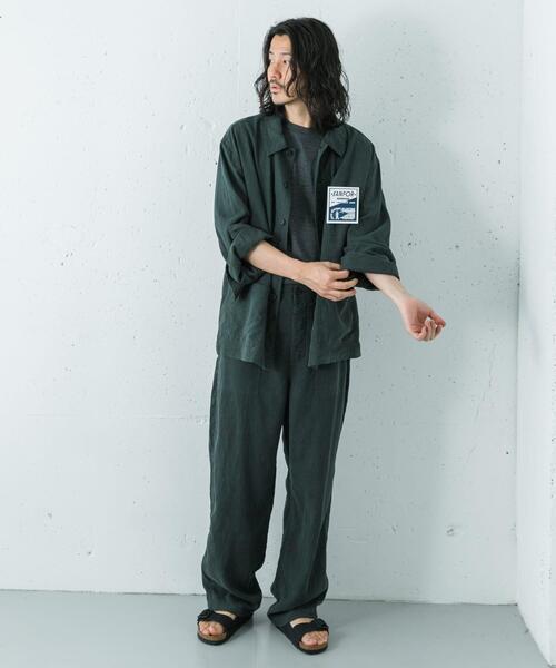 URBAN RESEARCH(アーバンリサーチ)の「『別注』LE VETEMENT ATLANTIQUE×URBAN RESEARCH ワークパンツ(その他パンツ・メンズ・ブラック/グリーン・MEDIUM/LARGE)」の18枚目の写真
