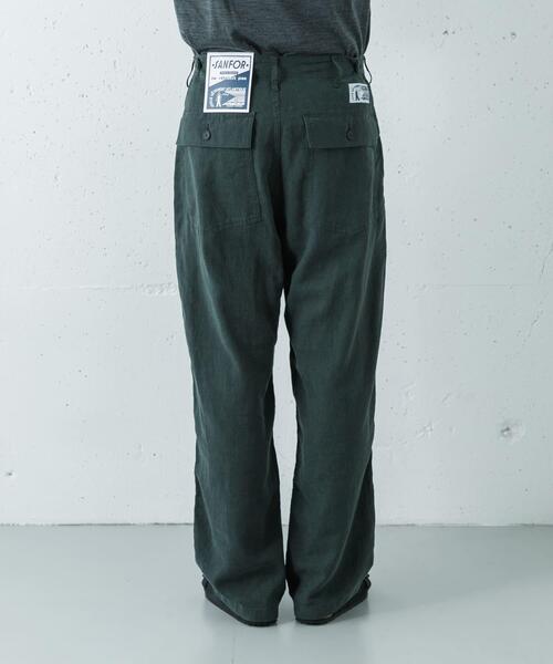 URBAN RESEARCH(アーバンリサーチ)の「『別注』LE VETEMENT ATLANTIQUE×URBAN RESEARCH ワークパンツ(その他パンツ・メンズ・ブラック/グリーン・MEDIUM/LARGE)」の22枚目の写真