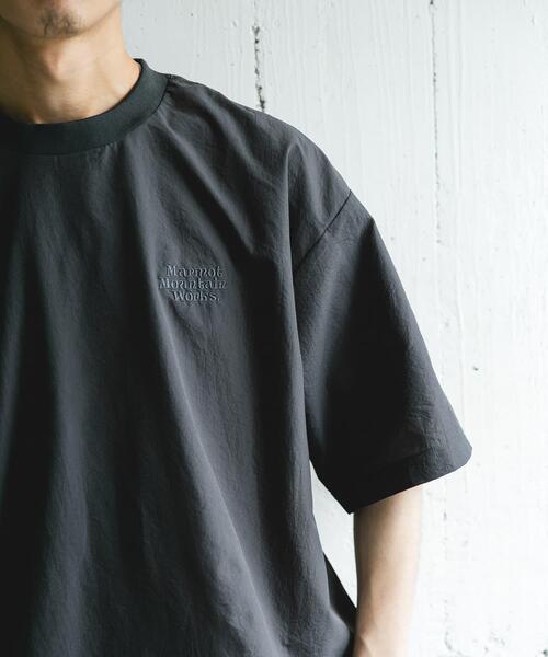 URBAN RESEARCH DOORS（アーバンリサーチドアーズ）の「『別注』Marmot×DOORS　DOTAIR DRAWSTRING T-SHIRTS（Tシャツ/カットソー・メンズ・カーキ/スミクロ/ブルー・MEDIUM/LARGE/X-LARGE）」の16枚目の写真