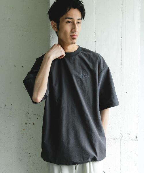 URBAN RESEARCH DOORS（アーバンリサーチドアーズ）の「『別注』Marmot×DOORS　DOTAIR DRAWSTRING T-SHIRTS（Tシャツ/カットソー・メンズ・カーキ/スミクロ/ブルー・MEDIUM/LARGE/X-LARGE）」の18枚目の写真