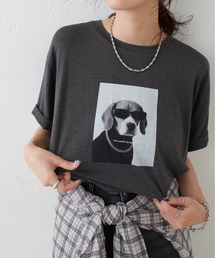 【LARUTA】アニマルフォトTee