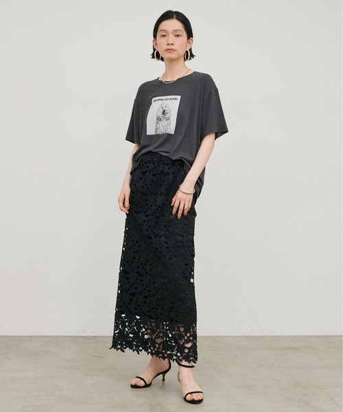 LARUTA（ラルータ）の「【LARUTA】アニマルフォトTee（Tシャツ/カットソー・レディース・ブラウン/オフホワイト/チャコールグレー/その他1・FREE）」の8枚目の写真
