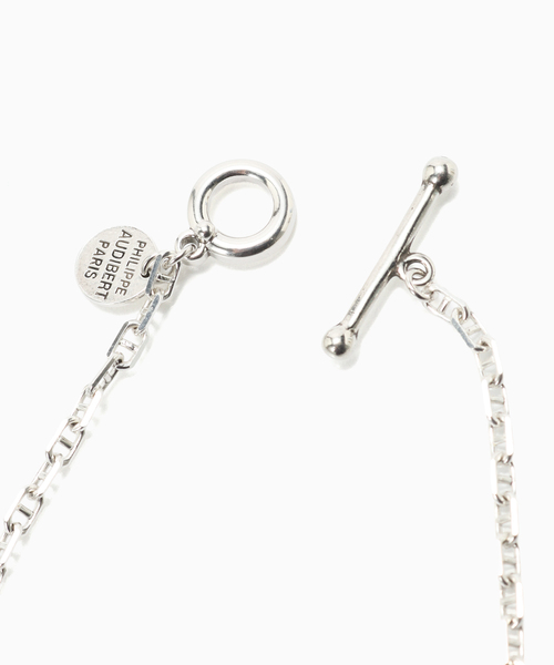 417 EDIFICE(フォーワンセブンエディフィス)の「PHILIPPE AUDIBERT Enara necklace brass silver plated,(ネックレス・メンズ・その他・FREE)」の3枚目の写真