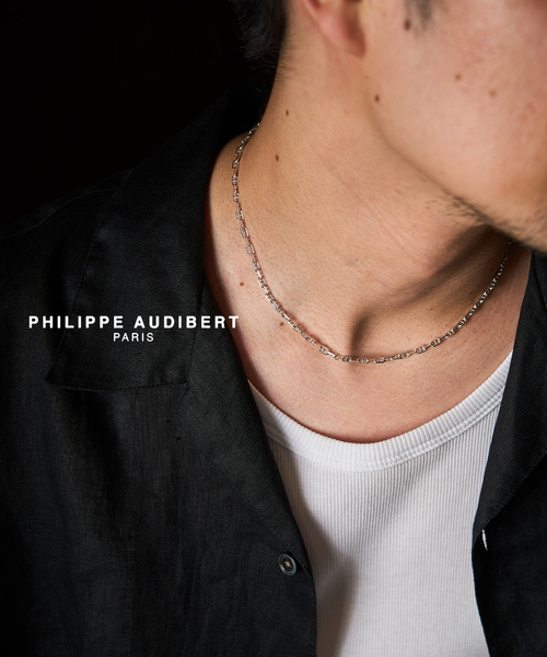 417 EDIFICE(フォーワンセブンエディフィス)の「PHILIPPE AUDIBERT Enara necklace brass silver plated,(ネックレス・メンズ・その他・FREE)」の5枚目の写真
