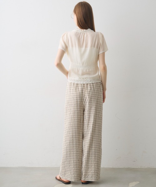 Crisp（クリスプ）の「v neck retro lace blouse / Vネックレトロレースブラウス（シャツ/ブラウス・レディース・アイボリー/ホワイト・FREE）」の21枚目の写真