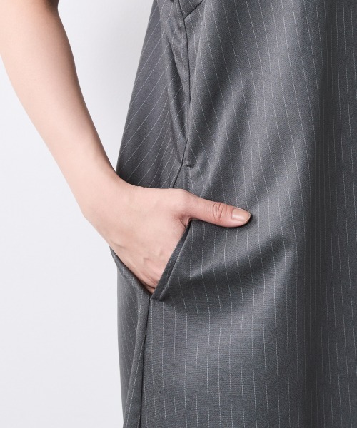 CHIC STYLE（シックスタイル）の「レースキャミソールワンピース＜大きいサイズ有＞シックスタイル（ワンピース・レディース・グレー系/ブラック系・5L/4L/3L/LL/L/M）」の16枚目の写真