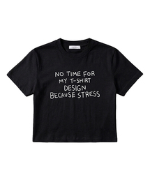ARIGHTANGLE（アライトアングル）の「STRESS CROP TEE 2 (2 COLOR)（Tシャツ/カットソー）」