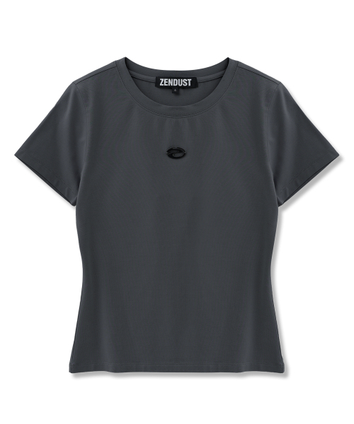 ZENDUST(ジェンダスト)の「Fofana Slimfit Tee BLACK(Tシャツ/カットソー・レディース・ブラック・SMALL/MEDIUM)」の3枚目の写真