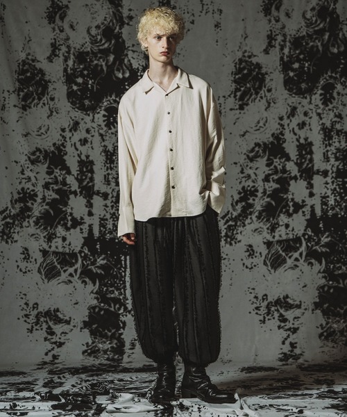 NO ID.(ノーアイディ)の「【NO ID.】Embroidery Souvenir Shirt / エンブロイダリースーベニアシャツ(シャツ/ブラウス・メンズ・グレー/ホワイト/ブラック・ONE SIZE)」の18枚目の写真