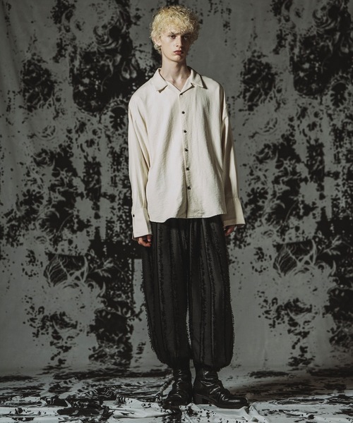 NO ID.(ノーアイディ)の「【NO ID.】Embroidery Souvenir Shirt / エンブロイダリースーベニアシャツ(シャツ/ブラウス・メンズ・グレー/ホワイト/ブラック・ONE SIZE)」の19枚目の写真