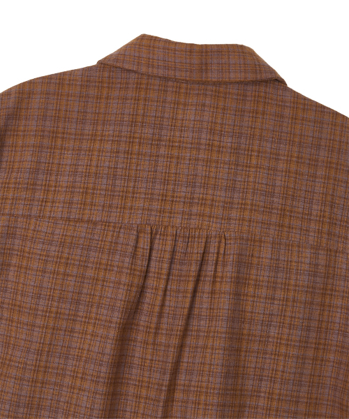 DANDEL(ダンデル)の「DD pleats round pocket blouse (ORANGE)(シャツ/ブラウス・レディース・その他・1/2)」の6枚目の写真