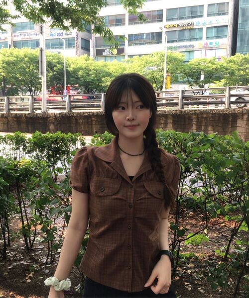 DANDEL(ダンデル)の「DD pleats round pocket blouse (ORANGE)(シャツ/ブラウス・レディース・その他・1/2)」の9枚目の写真
