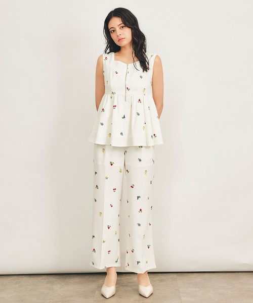 REDYAZEL(レディアゼル)の「【Fruit Series】フルーツセンタープレスパンツ(その他パンツ・レディース・ホワイト系その他/ブラック系その他/ベージュ系その他・FREE)」の12枚目の写真