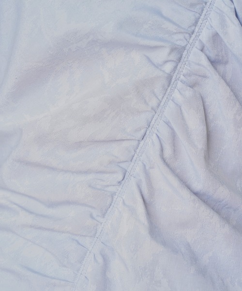 la veille by SUPERIOR CLOSET(ラベイユバイスーペリアクローゼット)の「斜めギャザージャガードワンピース(ワンピース・レディース・サックスブルー・9号)」の17枚目の写真