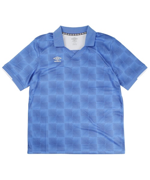 UMBRO(アンブロ)の「【T21】【umbro/アンブロ】ALL OVER PRINT JOHNNY COLOR オールオーバー プリント ジョニー カラーシャツ UUM1UBZ3(ポロシャツ・メンズ・ブルー/ブラック・X-LARGE/LARGE/MEDIUM)」の16枚目の写真