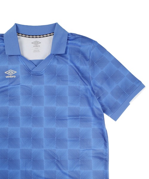 UMBRO(アンブロ)の「【T21】【umbro/アンブロ】ALL OVER PRINT JOHNNY COLOR オールオーバー プリント ジョニー カラーシャツ UUM1UBZ3(ポロシャツ・メンズ・ブルー/ブラック・X-LARGE/LARGE/MEDIUM)」の20枚目の写真